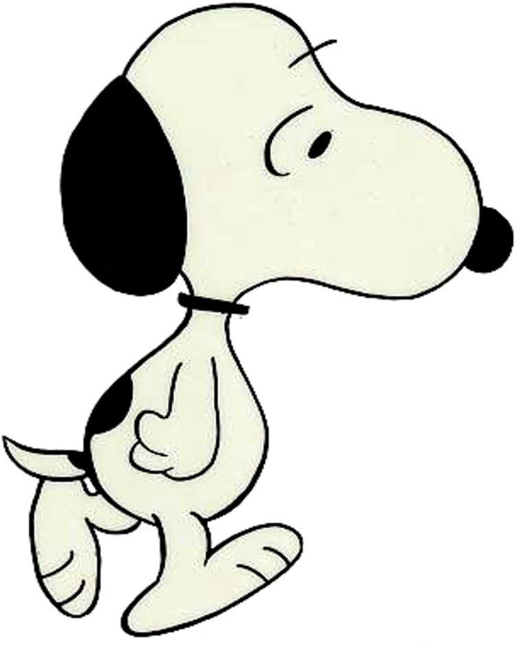 Pilot Clipart Snoopy - Snoopy Walking Png Transparent Png (783x1020), Png Download