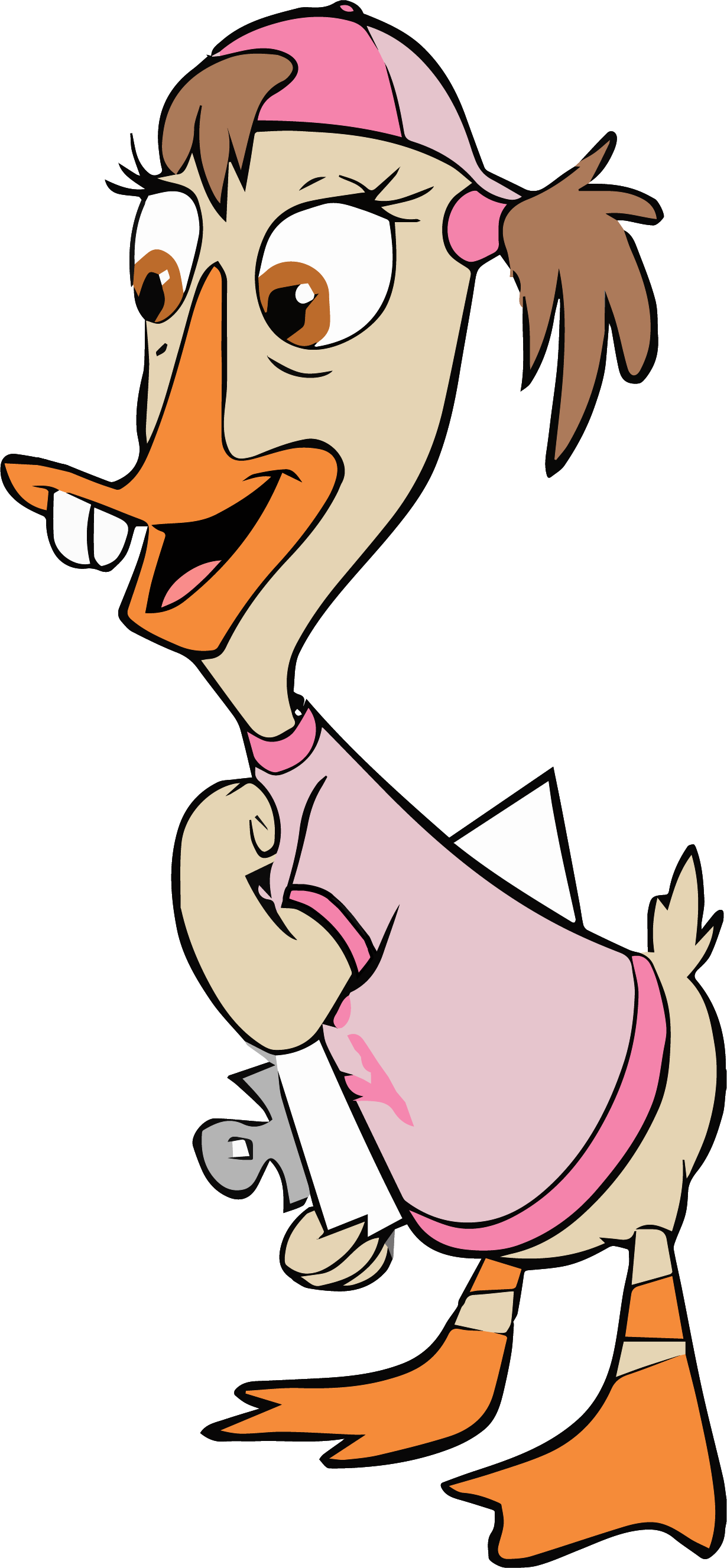 Abby Mallard Yes Clipart Png - Abby Mallard Png Transparent Png (1230x2654), Png Download