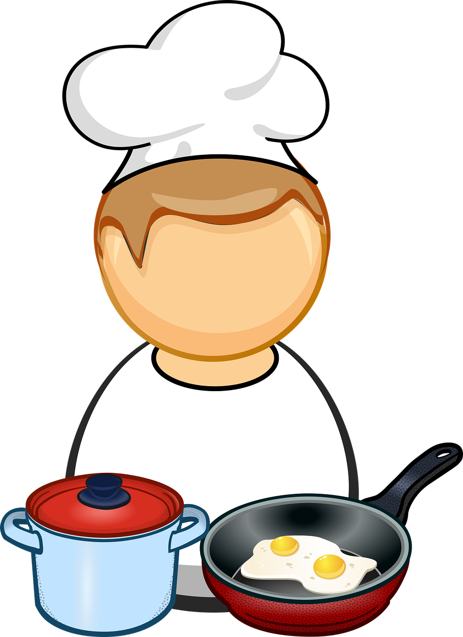 Cook - Clipart Of Chefs Breakfast - Png Download (742x1000), Png Download