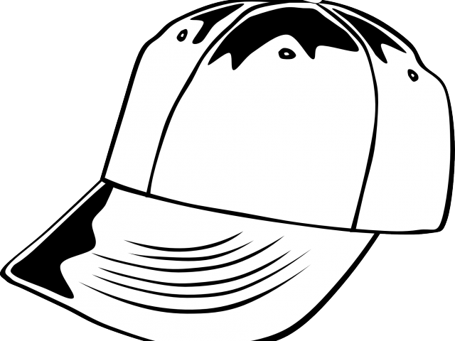 Cap Black And White Clipart - Png Download (640x480), Png Download