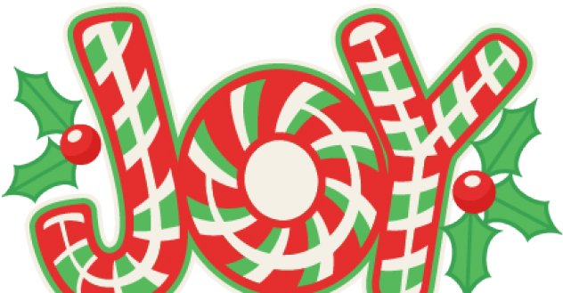 Joy Lettering Cliparts - Joy Christmas Png Transparent Png (640x480), Png Download