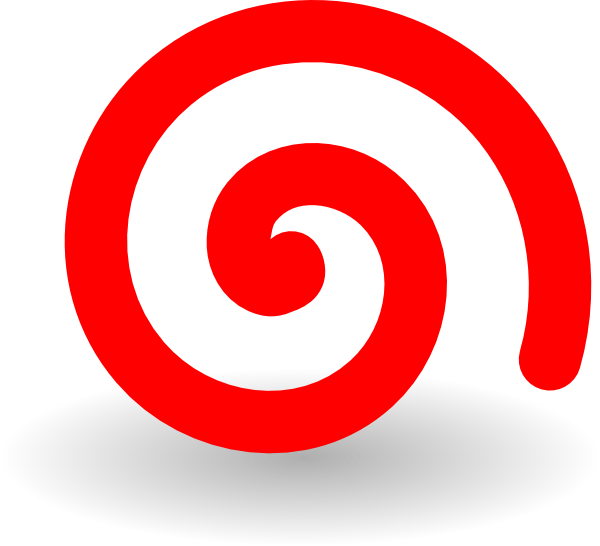 Red Spiral Clipart - Png Download (600x546), Png Download