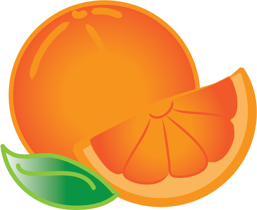 Vector Orange Orenge - Orange Vector Png Clipart (1000x1000), Png Download