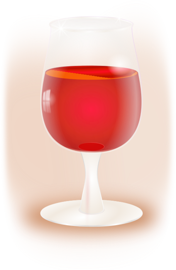 Glass Of Wine - เวก เตอร์ แก้ว ไวน์ แดง Clipart (600x920), Png Download
