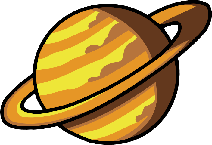Download Planet Jupiter Png Download - Cartoon Saturn Planet Png Clipart (704x482), Png Download