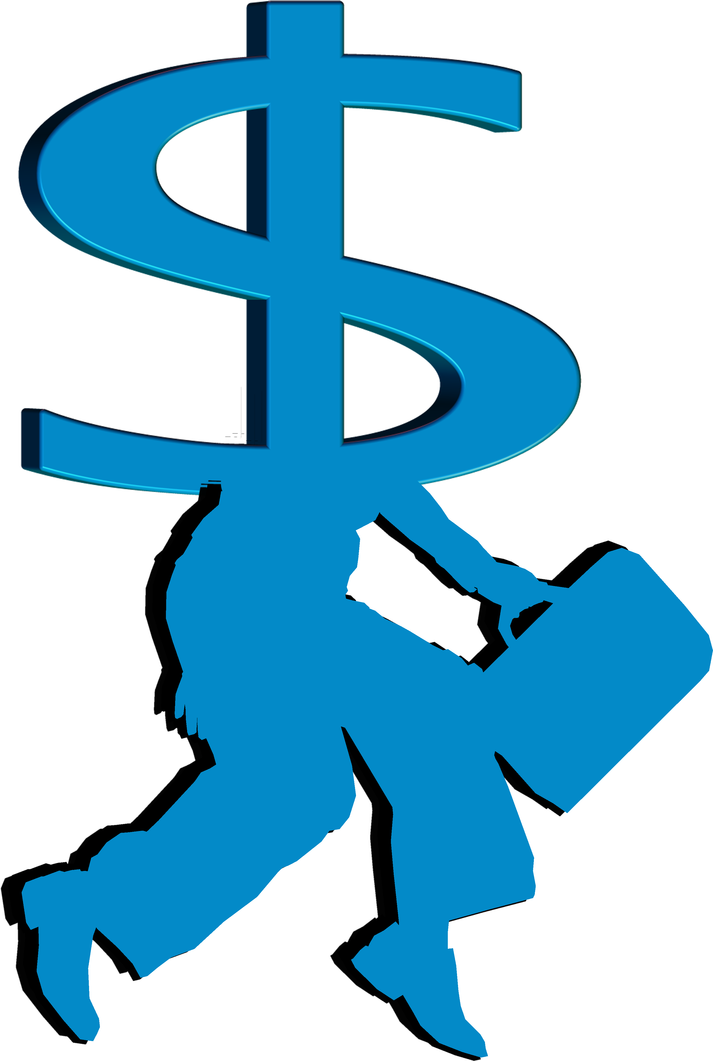 Money Silhouettes Clipart (3508x4961), Png Download