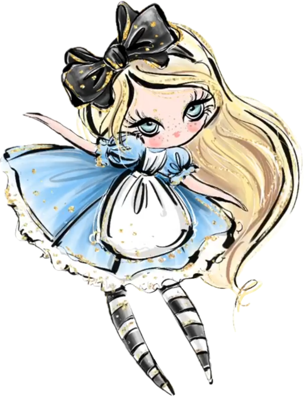 Alice In Wonderland Clipart - Png Download (1021x1332), Png Download