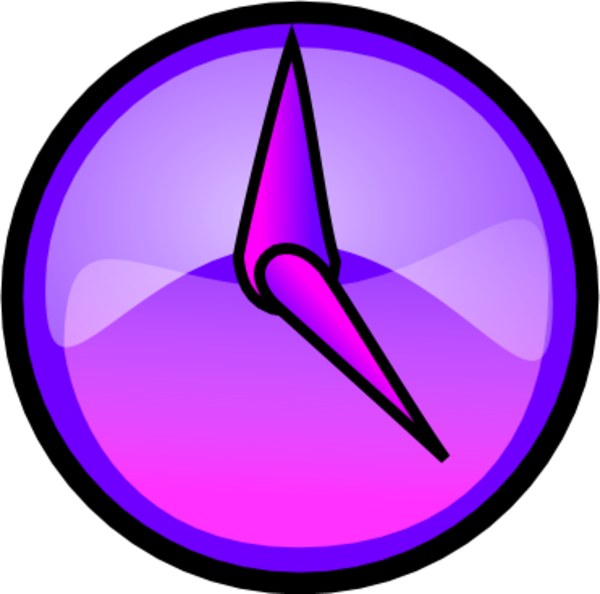 Cartoon Clock Clip Art N35 - Circle - Png Download (600x594), Png Download