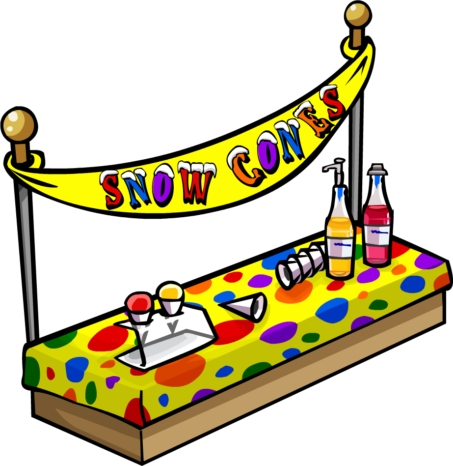 Snowball Stand Clipart Big Pictures - Snow Cone Stand Clipart - Png Download (923x948), Png Download