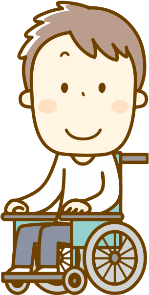 Male In Wheelchair Clipart (600x600), Png Download