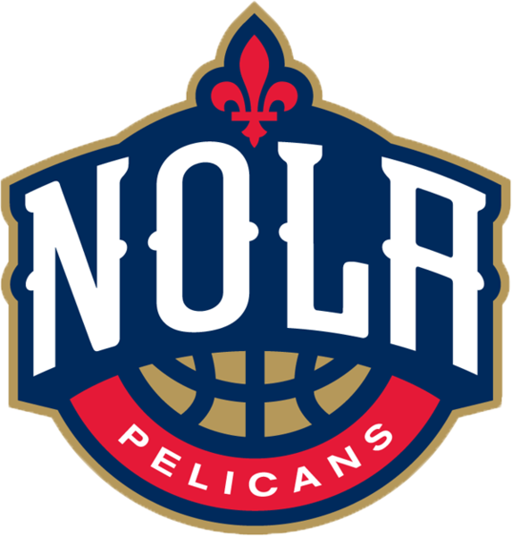 New Orleans Pelicans Logo Transparent & Png Clipart - New Orleans Pelicans Logo Png (573x600), Png Download