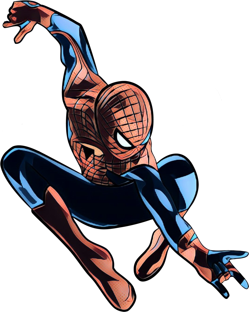 Spider-man Vector Graphics Clip Art Portable Network - Png Download (1000x1119), Png Download