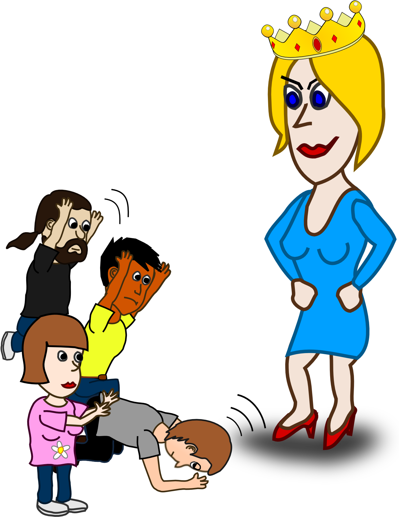 Does The &quot - Cartoon Clipart (1600x1920), Png Download