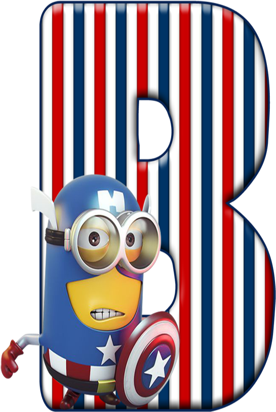 Minions Captain America Clipart (565x845), Png Download