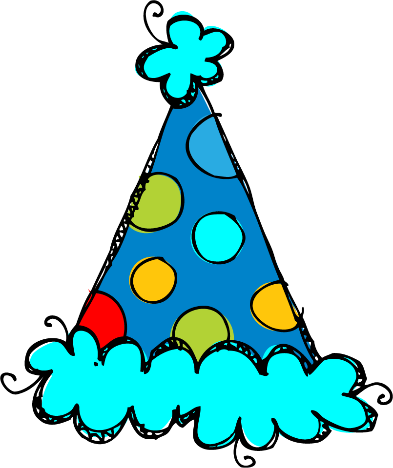 Party Hat Birthday Clip Art - Transparent Background Birthday Hat Clipart - Png Download (805x960), Png Download