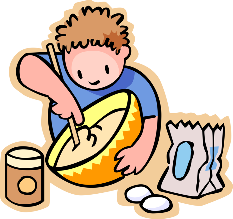 Vector Illustration Of Primary Or Elementary School - Cooking Clip Art - Png Download (746x700), Png Download