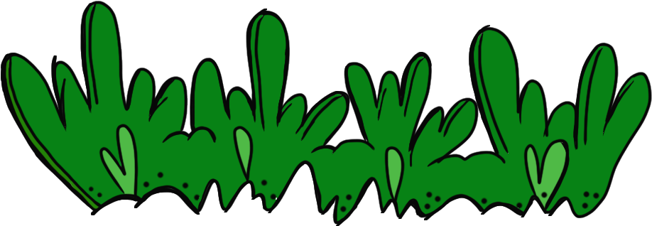 Mountain Clipart Banner - Cartoon Clip Art Grass - Png Download (969x388), Png Download