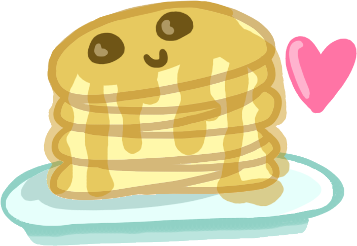 Collection Of Pancake - Pancakes Cartoon Png Clipart (719x530), Png Download