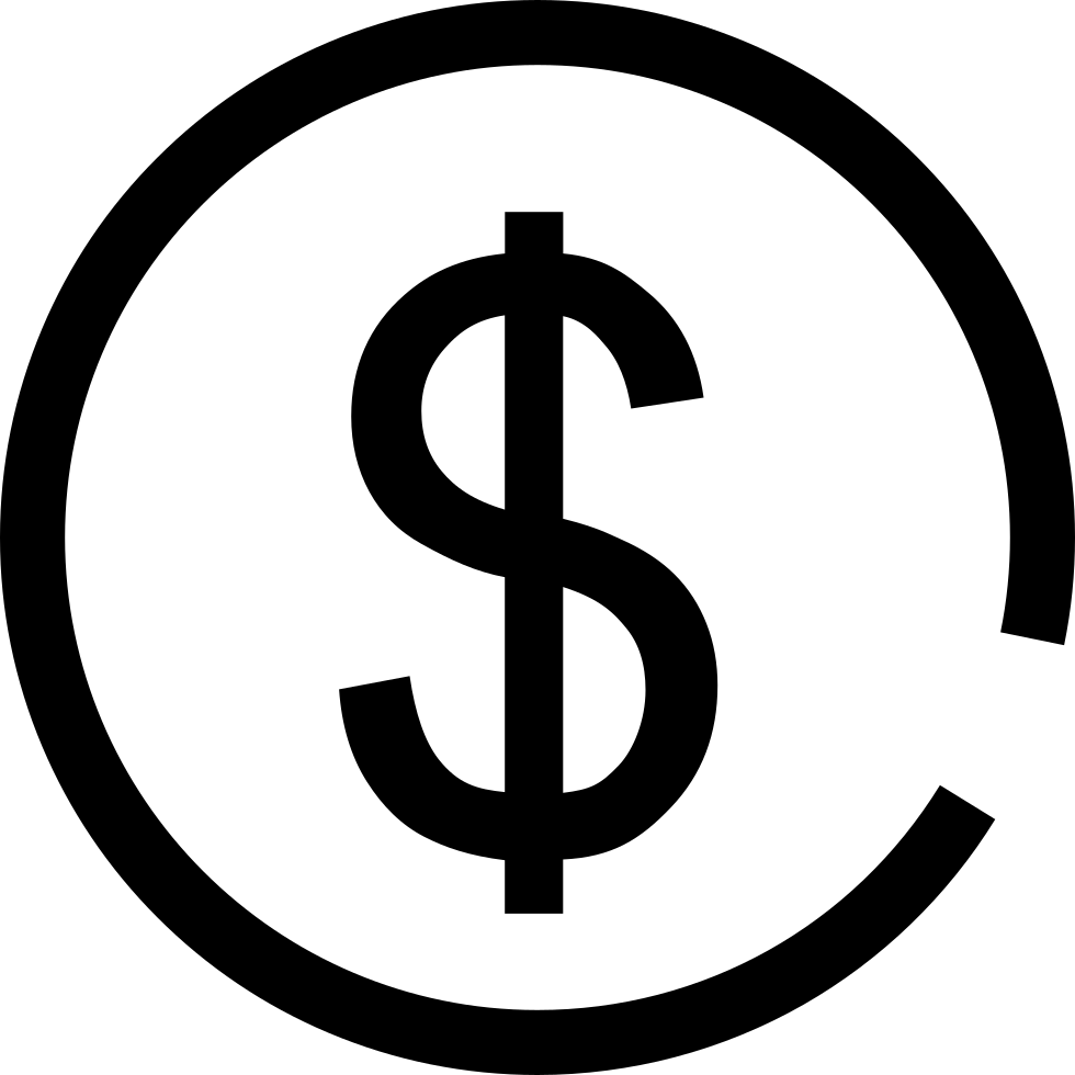 Apple Logo Dollar Sign , Png Download - Dollar Sign Logo Png Clipart (980x980), Png Download