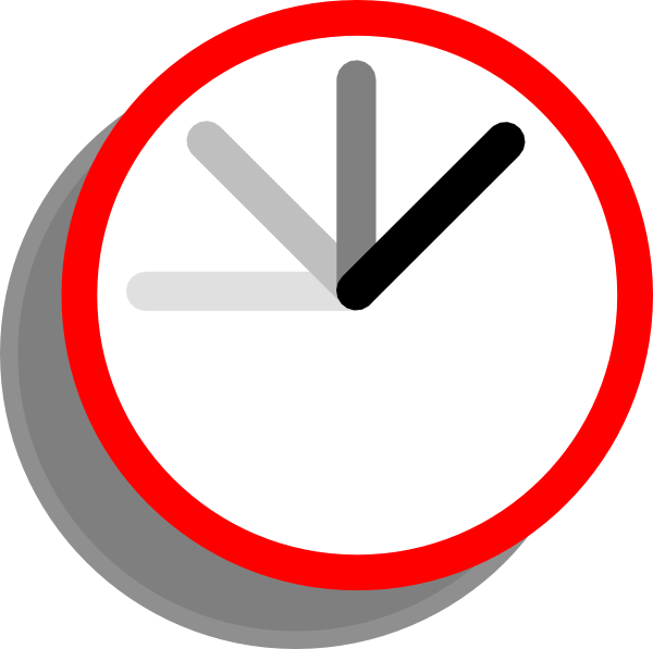 Ticking Clock Frame 8 Clip Art At Clker - Clock Ticking Clip Art - Png Download (600x597), Png Download