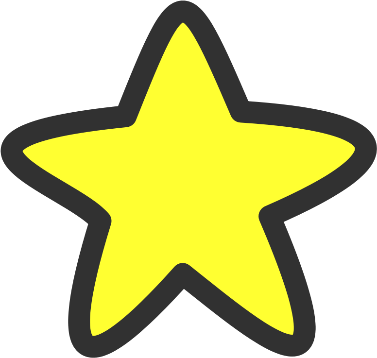 Twinkle Cliparts - Clip Art Golden Star - Png Download (900x900), Png Download