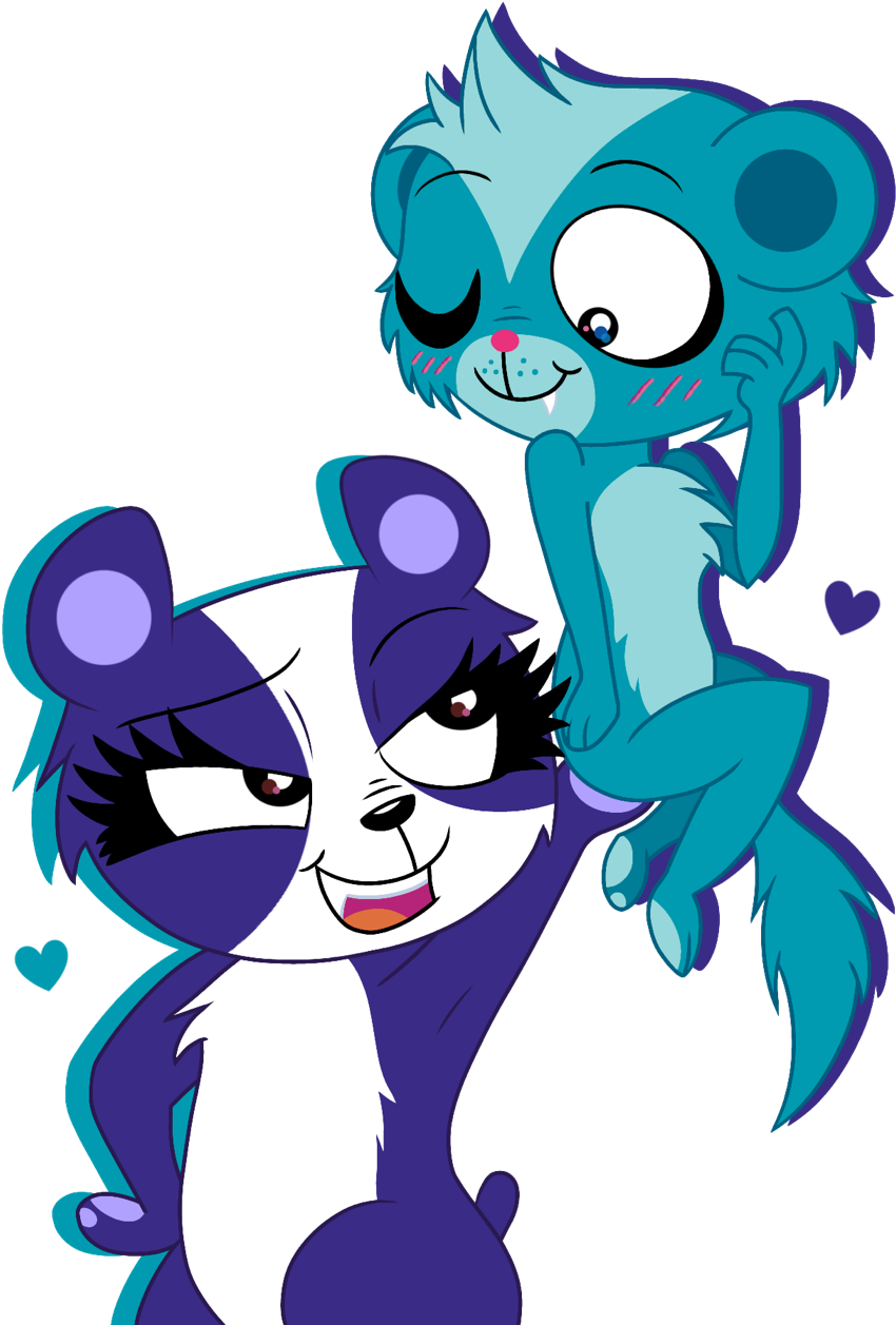 Transparent Flirty Clipart - Little Pet Shop Wolf I Fied - Png Download (850x1257), Png Download
