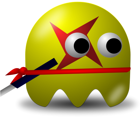 Ninja Clip Art - Pacman Ghosts Pixabay - Png Download (600x600), Png Download