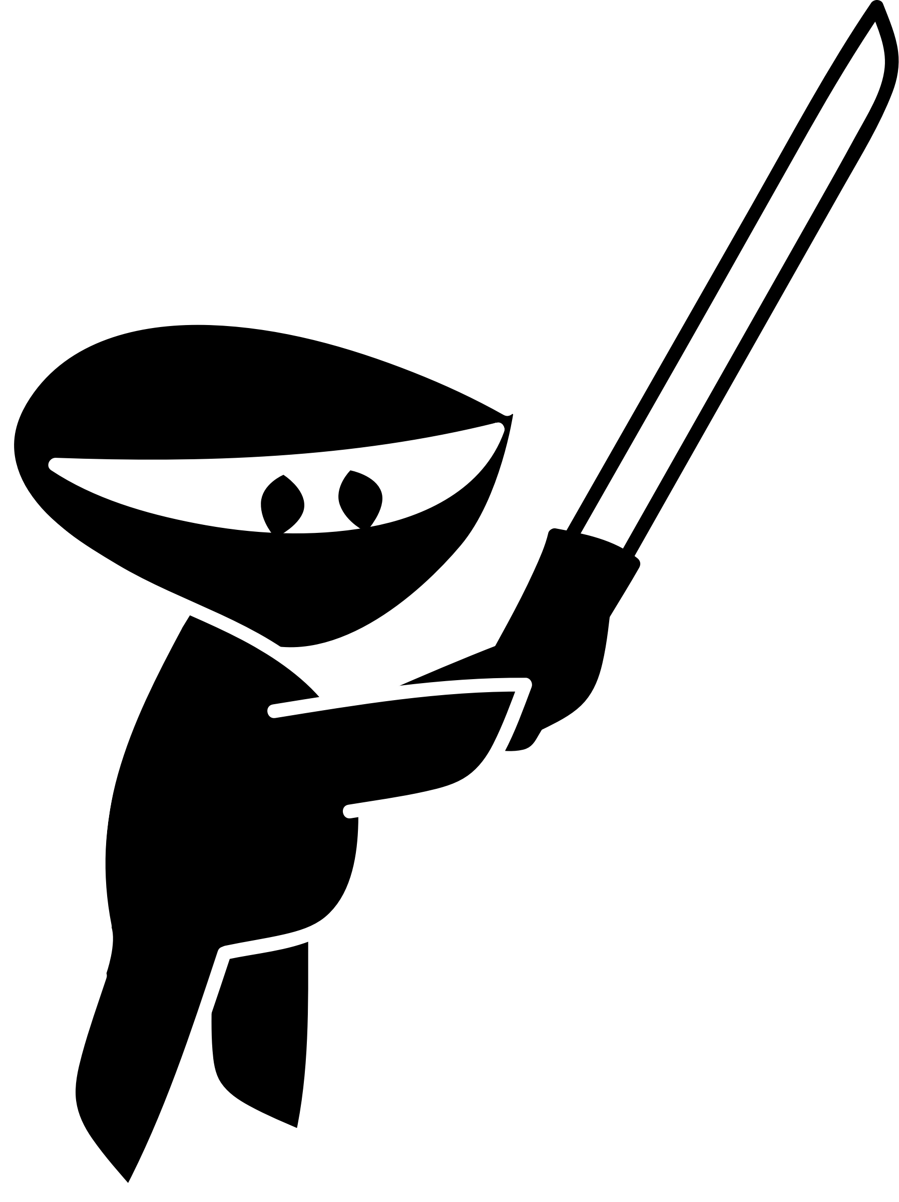 Clipart - Ninja Clip Art - Png Download (1796x2400), Png Download