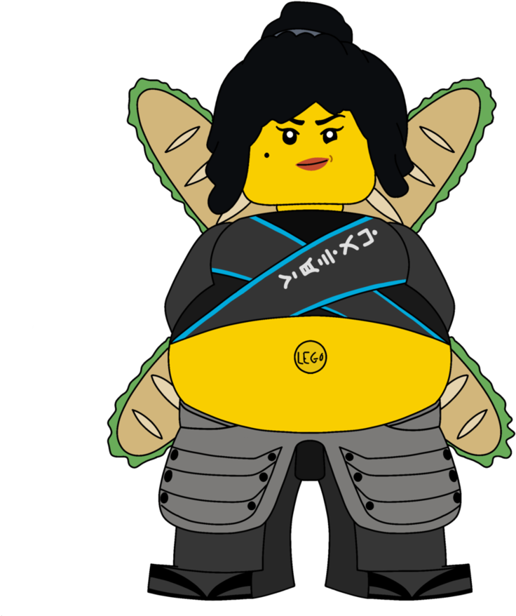 Stock Ninja Go Get Me Some More Food - Lego Ninjago Nya Hot Clipart (736x878), Png Download