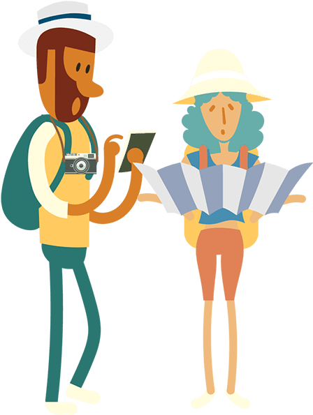 Smart World Travels - Ask For Directions Clipart - Png Download (600x600), Png Download