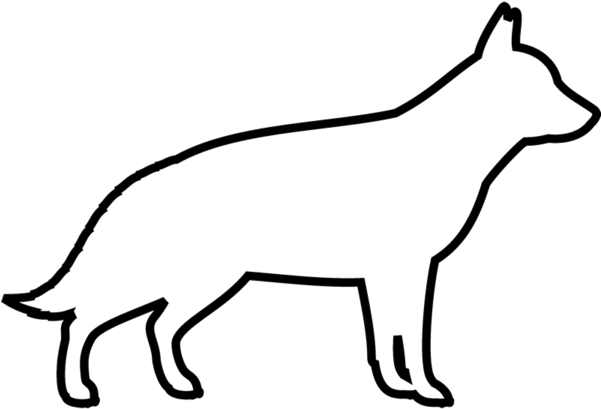 German Shepherd Red Fox Chow Chow Chihuahua Rubber - German Shepherd Dog Graphic Png Clipart (600x600), Png Download