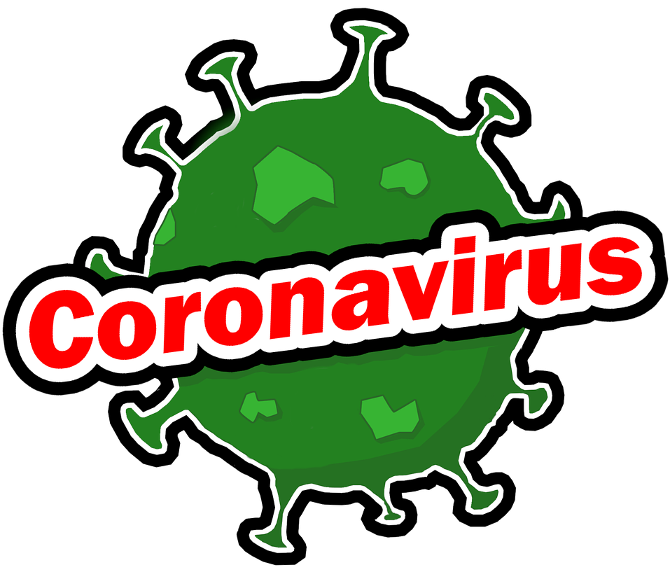 Logo Corona Virus Png Clipart (960x614), Png Download