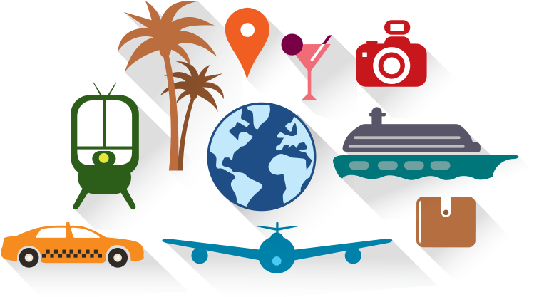 Travel - Travel And Tourism Industry In Covid Clipart (784x442), Png Download