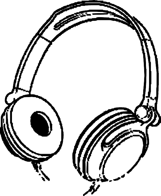 Music, Cartoon, Headphones, Headphone, Ears - Headphones Clipart - Png Download (525x640), Png Download