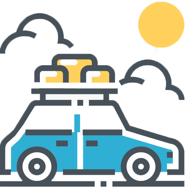 Road Trip Clipart - Png Download (605x621), Png Download