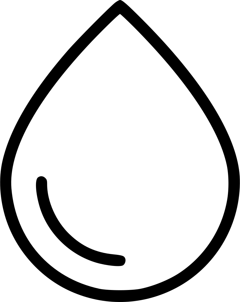 Drop Water Blood Rain Humidity Waterproof Svg Png Icon - Rain Drop Drawing Clipart (780x980), Png Download