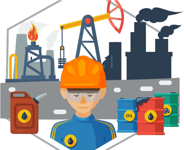 Oil And Gas Industry Animation Clipart (640x480), Png Download