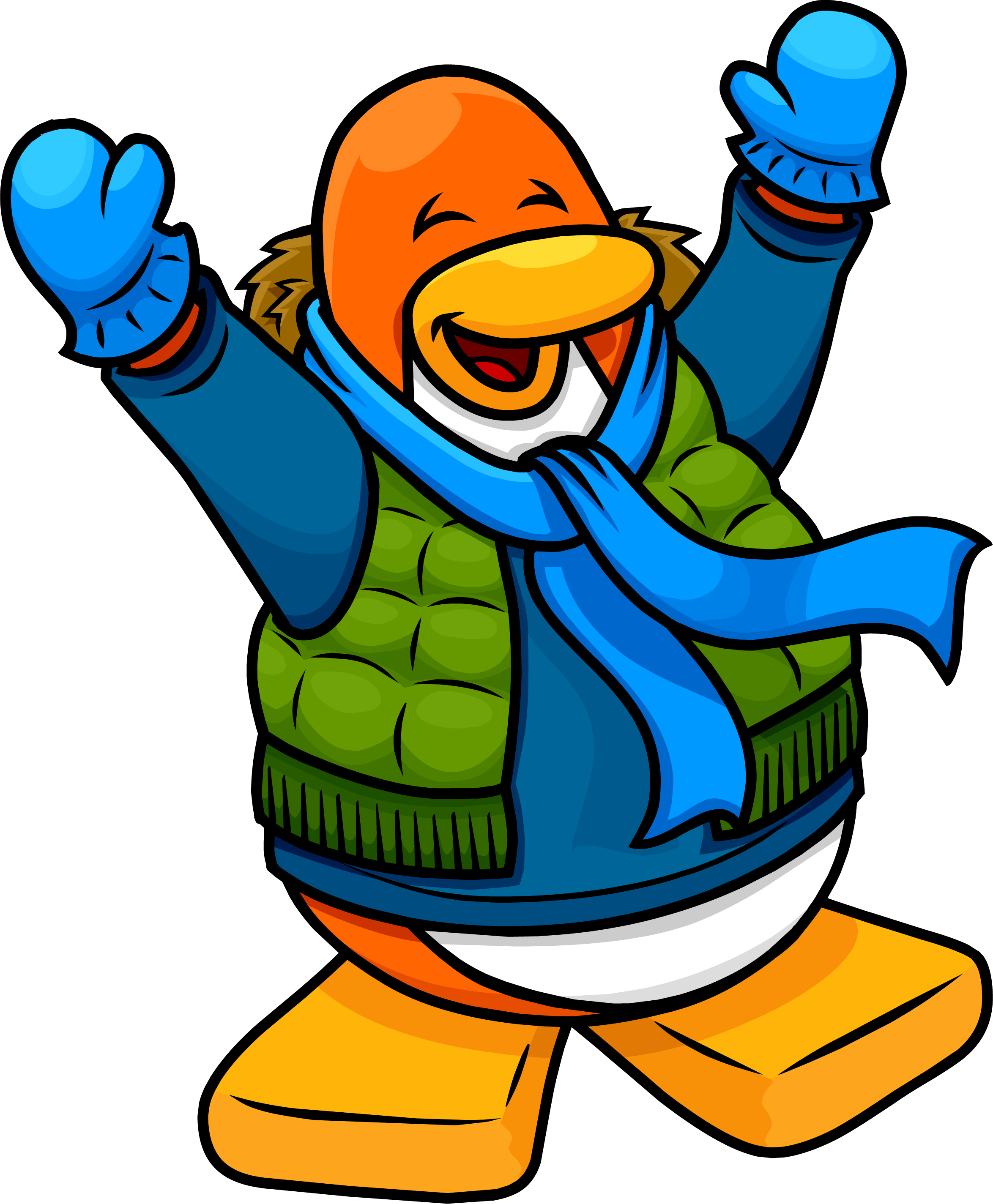 Club Penguin Wiki - Club Penguin Cheats 2009 Clipart (2349x2849), Png Download