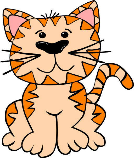 Little Red Hen Cat Clipart (600x600), Png Download