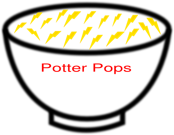 Harry Potter Cereal Bowl Clip Art At Clipart Library - Bowl Black And White - Png Download (600x582), Png Download
