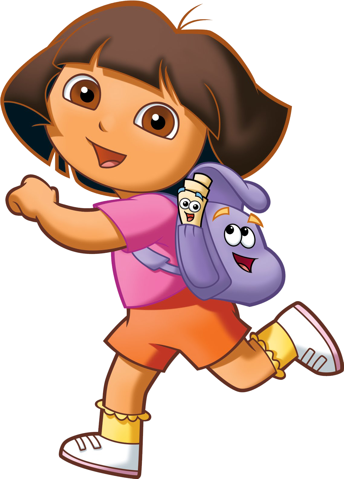 Kids Going To School Clipart Png - Dora The Explorer Png Transparent Png (1139x1600), Png Download