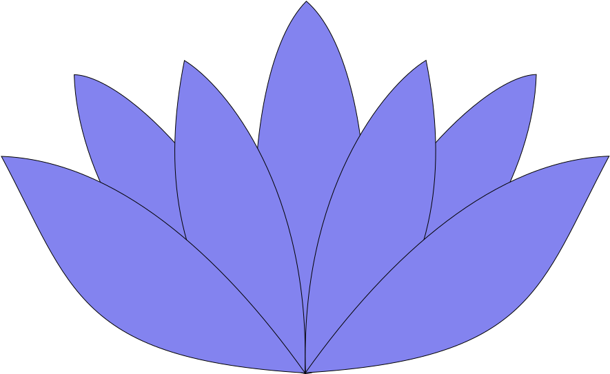 Lotus Flower Light Blue Svg Clip Arts - Lotus Flower Silhouette Png Transparent Png (1024x1024), Png Download