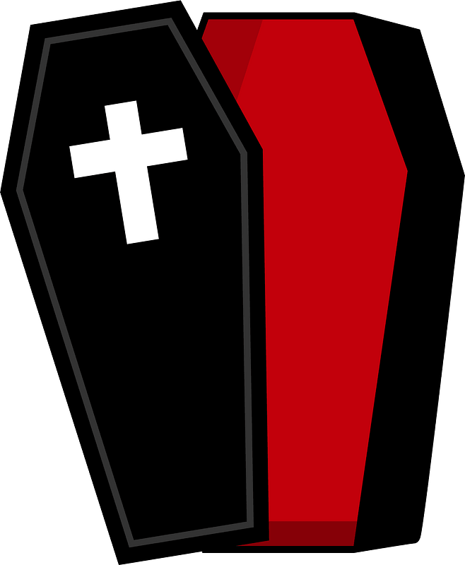 Coffin Clipart - 礁溪庄樱桃谷 - Png Download (658x800), Png Download