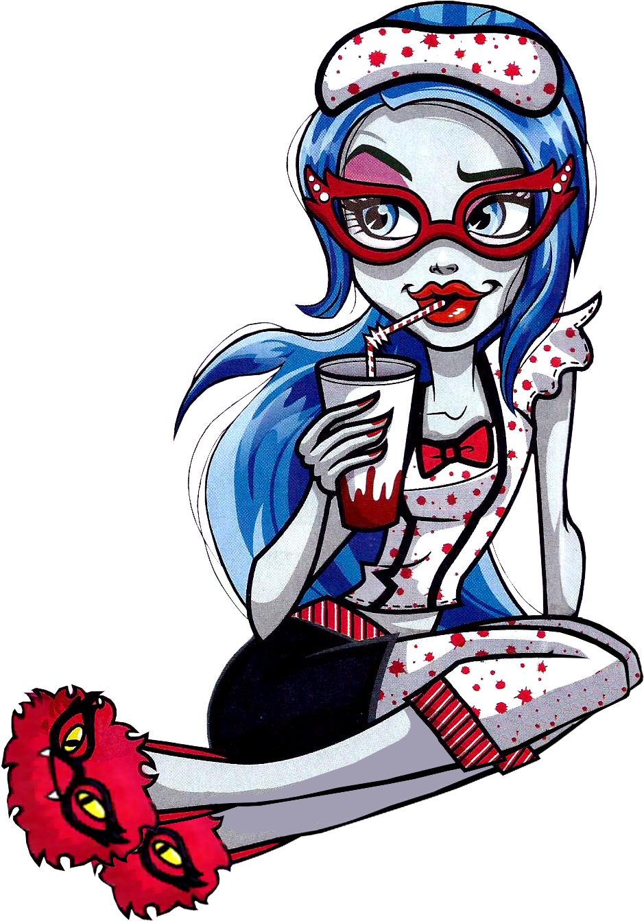 Coffin Clipart Monster High - Monster High Ghoulia Dead Tired - Png Download (978x1423), Png Download