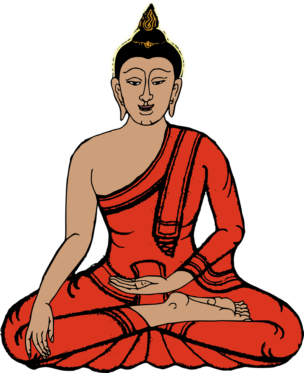 Onlinelabels Clip Art - Buddhism Clipart - Png Download (822x1000), Png Download