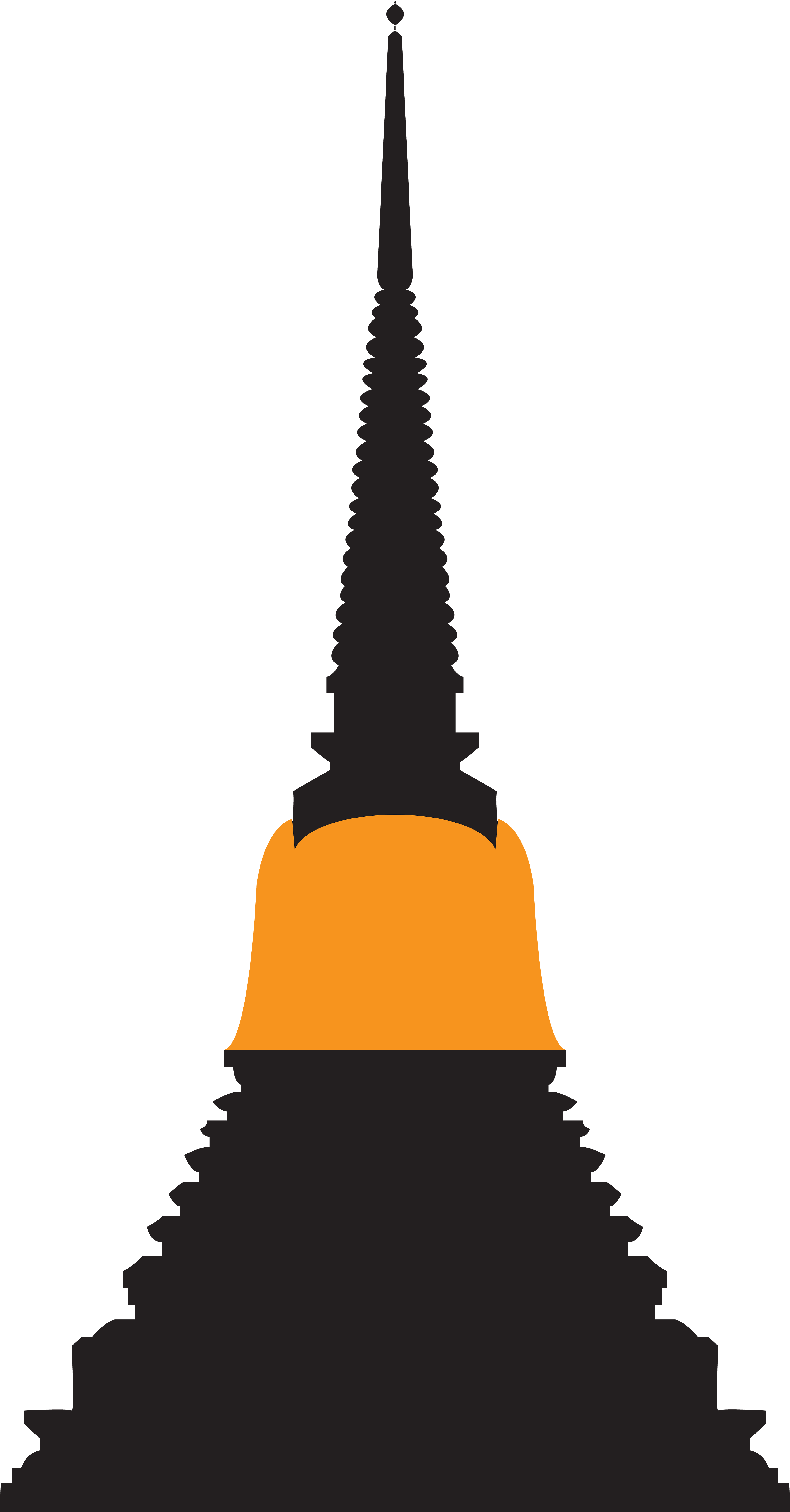 Buddha Temple Png Clip Art - Angkor Wat Transparent Png (4125x7899), Png Download