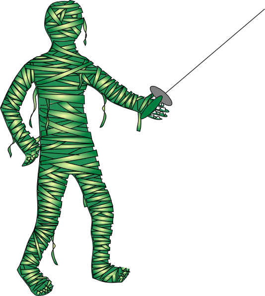 Mummy Transparent Tombstone - Green Mummy Clipart (534x596), Png Download