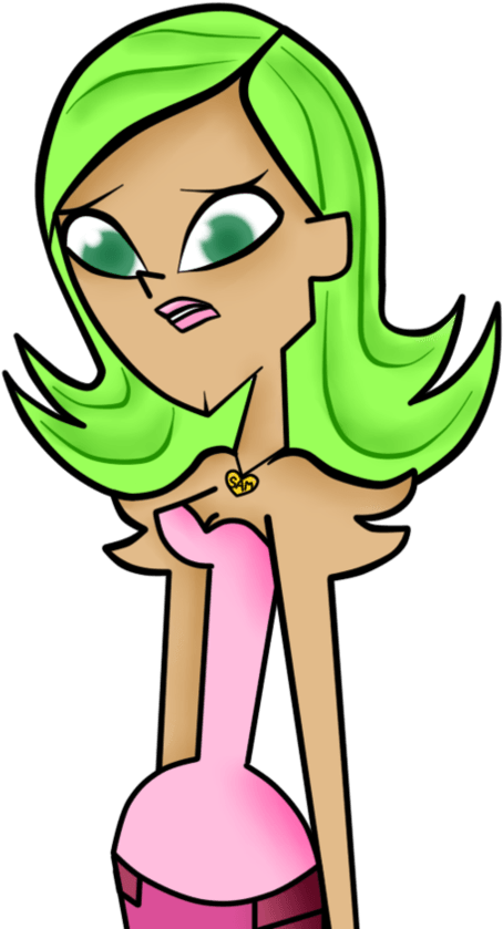 Tired Cartoon Girl - Lindsay Total Drama Dakota Clipart (894x894), Png Download