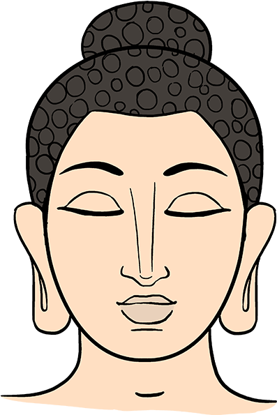 Buddha Clipart Sketch - Gautam Buddha Essay Sketch - Png Download (680x678), Png Download