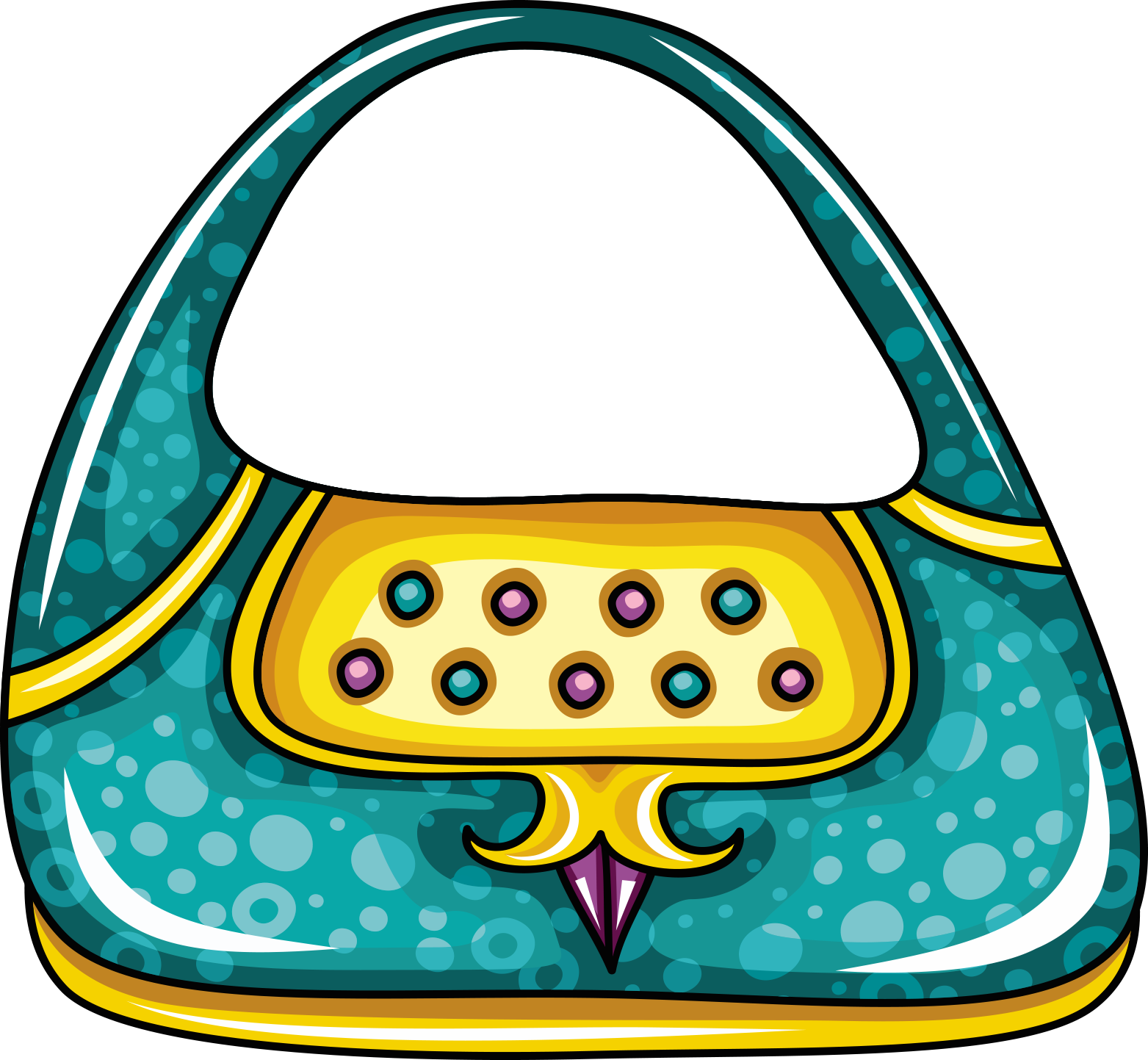 Handbag Bag Cartoon Download Hq Png Clipart - Cartoon Bolsas Desenho Transparent Png (1563x1443), Png Download
